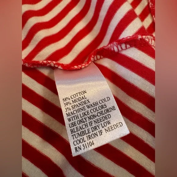 crown & ivy Red and White Striped Maxi Dress - Picture 5 of 6